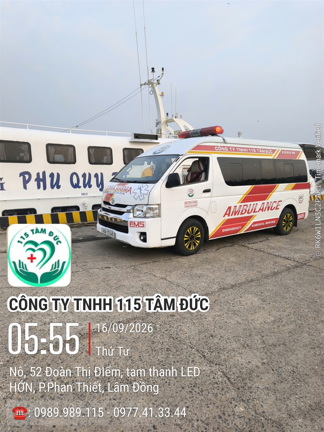 Hỗ trợ vận chuyển bệnh nhân đường dài bằng xe cứu thương
